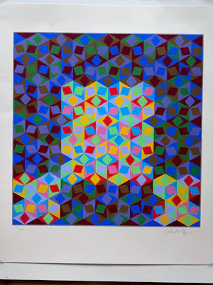Victor Vasarely - Photon 1988 kopen? Bied vanaf 390!