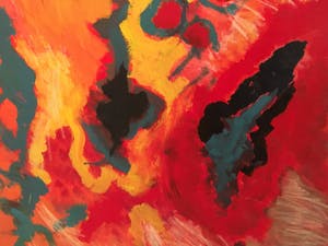 Marja van Riel - Abstract werk kopen? Bied vanaf 100!