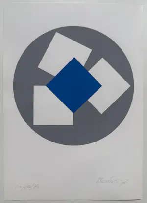 Bob Bonies - handgesigneerde zeefdruk | 'zonder titel' | 1996 kopen? Bied vanaf 20!