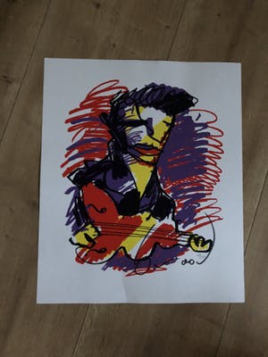 Herman Brood - Zeefdruk kopen? Bied vanaf 400!