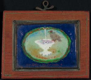 Go de Kroon - Emaille schildering, Vogeltje kopen? Bied vanaf 80!