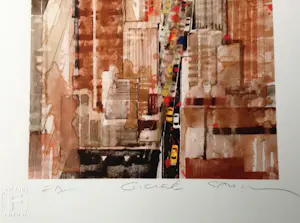 Gottfried Salzmann - Gesigneerde giclée - "NY Perspective I" - EA kopen? Bied vanaf 120!