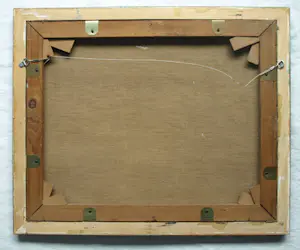 Aris Knikker - Ingelijst , Olieverf op doek , Boerderij – Gesigneerd - Lijst, 46 x 56 cm. kopen? Bied vanaf 1!