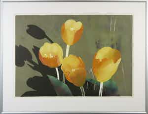 Marjan Jaspers - Monotype, Afternoon - Ingelijst (groot) verkocht voor € 70!