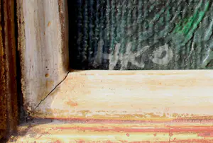 Harm Kamerlingh Onnes - Ingelijste acryl/marouflé: villa aan de waterkant kopen? Bied vanaf 1299!