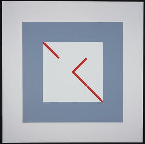 Niet of onleesbaar gesigneerd - Zeefdruk, Abstract kopen? Bied vanaf 1!