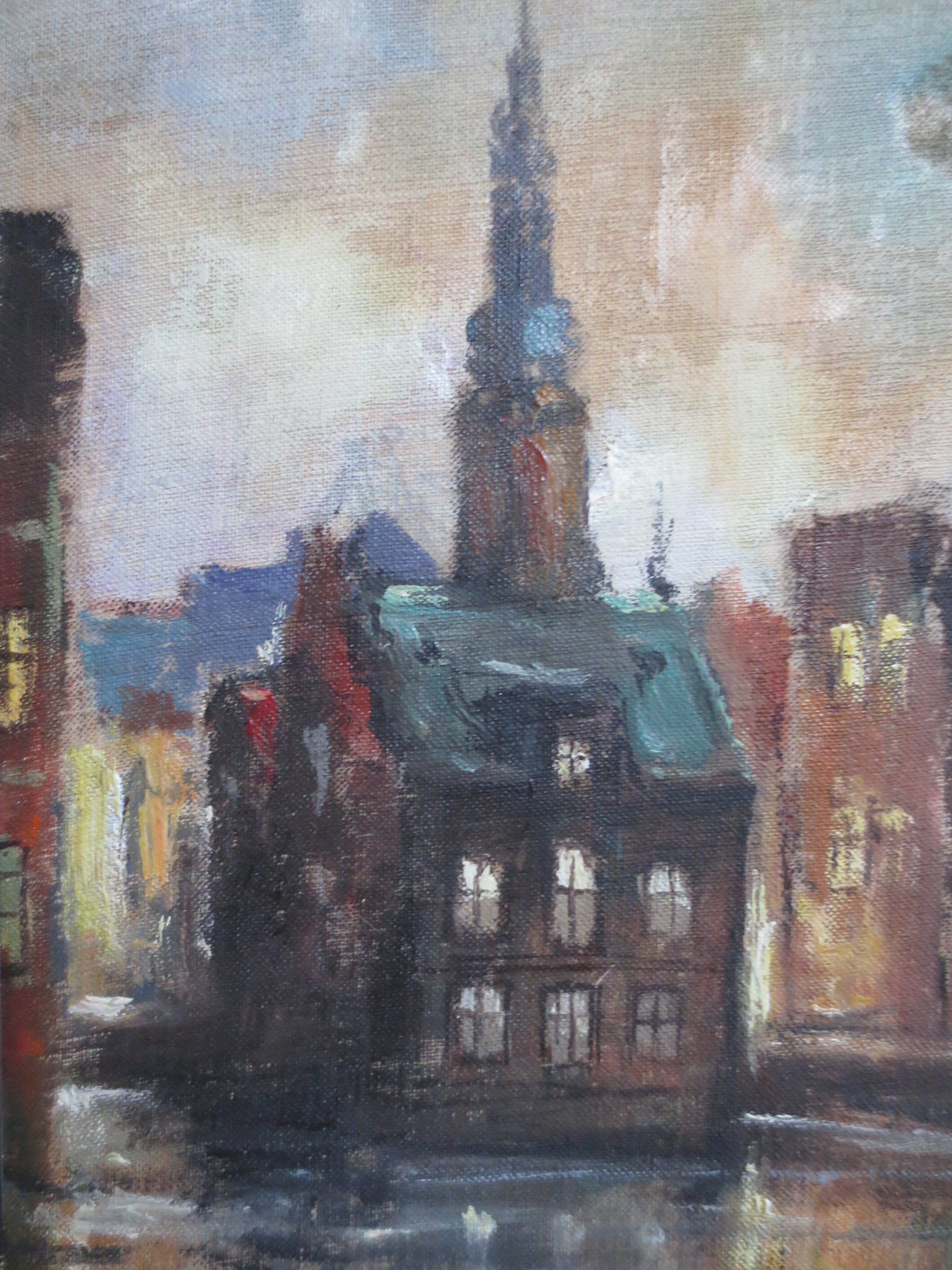Gerard Roemers - Stadsgezicht Delft ca 1935. kopen? Bied vanaf 30!