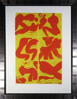 Niet of onleesbaar gesigneerd - Litho, Zonder titel - Ingelijst kopen? Bied vanaf 1!