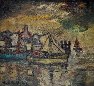 Hubert De Vries - ANTWERPEN SCHEEPSWERF ca. 1960 kopen? Bied vanaf 200!