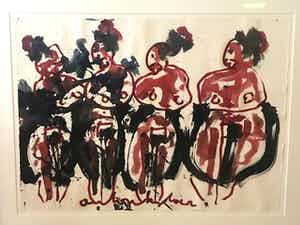 Anton Heyboer - vier vrouwen verkocht voor € 300!