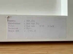 Bas van Tol - Aan Zee kopen? Bied vanaf 150!