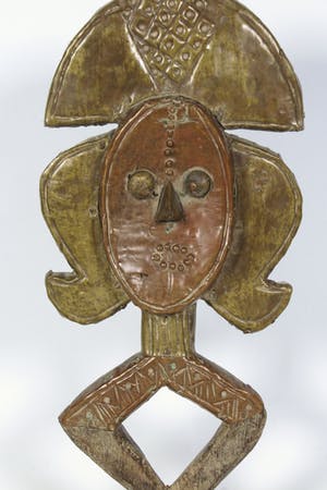 Kota - Reliekbeeld van hout en koper kopen? Bied vanaf 1!