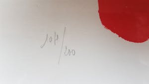 Karel Appel - litho 104/200, sans titre - gesigneerd en 1966 kopen? Bied vanaf 695!