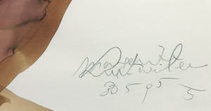 Margerite Luitwieler - Inkt, Gebogen - Ingelijst kopen? Bied vanaf 35!