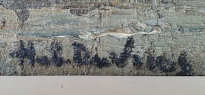 Hubert De Vries - Platbodem op het strand. kopen? Bied vanaf 195!