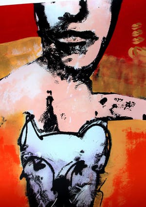 Herman Brood - man met hond kopen? Bied vanaf 350!