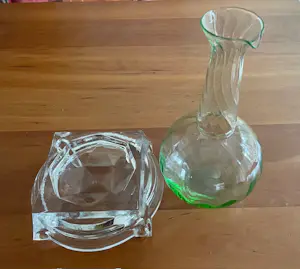 Borek Sipek - Karaf fragiel Boheems kristal op massieve Boheems kristallen houder kopen? Bied vanaf 210!