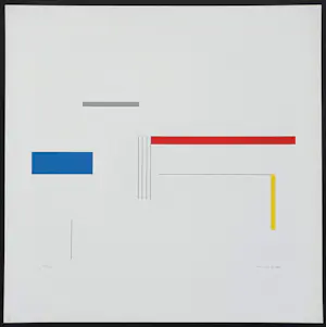 Werner Graeff - Variationen zu Zeichnungen von 1921, complete uitgave met 7 zeefdrukken kopen? Bied vanaf 1250!