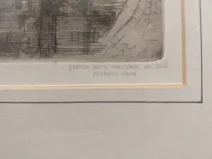Hendrik de Laat - De Sint-Janskathedraal en de Sint-Jacobskerk in 's-Hertogenbosch (2 etsen) kopen? Bied vanaf 75!
