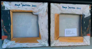 Anya Janssen - Olieverf op doek: 'Life in duplicate III' - 2002 kopen? Bied vanaf 299!