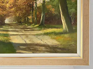 Frans Baaijens - Zandweg tussen beukenbomen kopen? Bied vanaf 40!