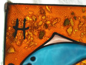 Niet of onleesbaar gesigneerd - Raamhanger , Vissen – oud kopen? Bied vanaf 1!