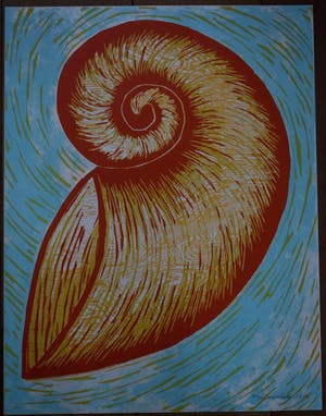 Janeke Wienk - Litho - Slakkenhuis 1990 kopen? Bied vanaf 60!