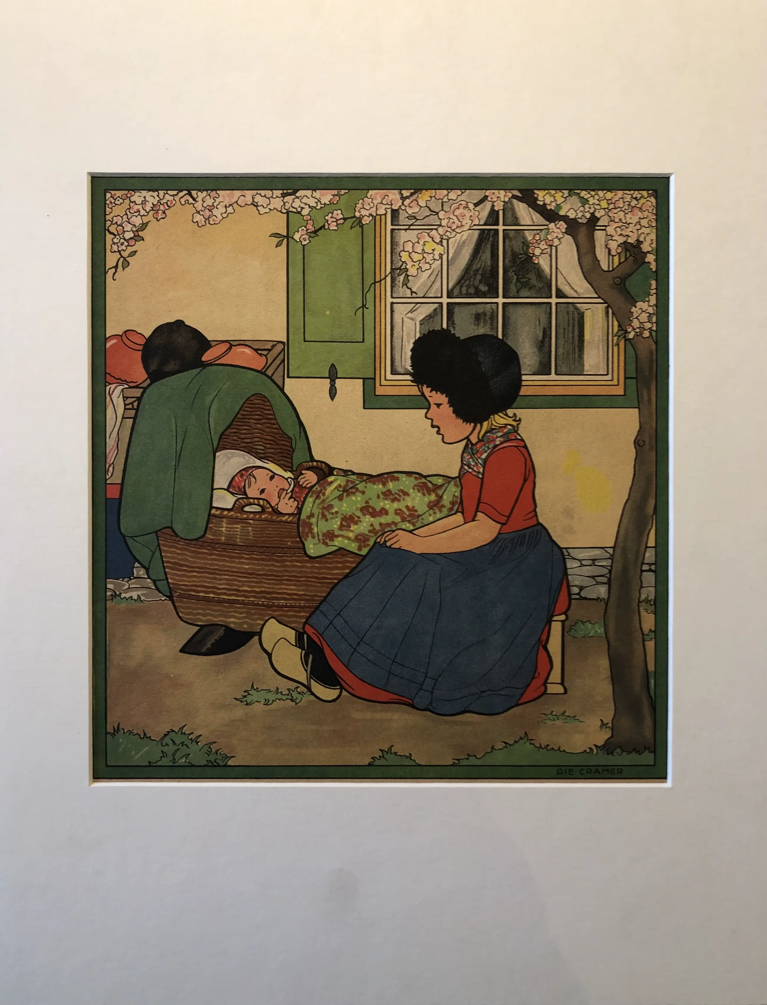 L780洋書古書 1920年代　希少な北欧アンティーク絵本　RIE CRAMER No.95希少 洋書 古書 絵本Alpenblumenmärchenアンティーク