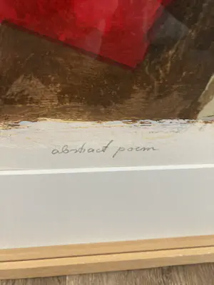 Hans Vanhorck - Kleurenzeefdruk ‘ Abstract Poem ‘ kopen? Bied vanaf 70!