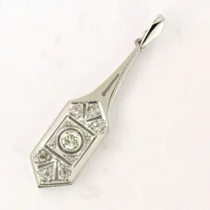 ART DECO 14k wit gouden oud Europees slijpvorm geslepen diamanten tot. 0.25ct kopen? Bied vanaf 360!