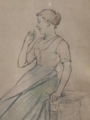 Gerard Portielje - Dame op bankje kopen? Bied vanaf 150!