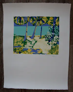 Jeroen Krabbé - Zeefdruk: A view from my window - 1995 kopen? Bied vanaf 150!