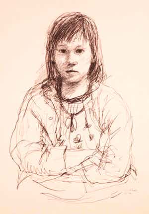 Aat Veldhoen - Rotaprint, Meisje verkocht voor € 50!