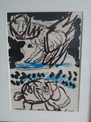Karel Appel - Animals - originele kleurenlithografie uit luxe editie van Noise - oplage 120 ex kopen? Bied vanaf 180!