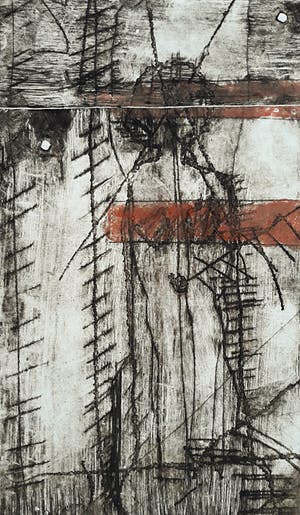 Anton Heyboer - Compositie met figuur, ets (1966) kopen? Bied vanaf 350!