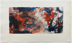 Fred Thieler - Signierte Original Aquatinta Radierung von 1968 - 30 Ex. - sehr rar - Informel kopen? Bied vanaf 450!