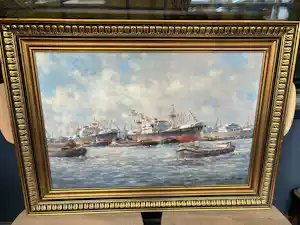 Anton van Unen - Havengezicht Rotterdam (2) verkauft für € 160!