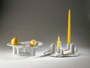 Willem Noyons - Fruit en fire (fruitschaal/kandelaar) verkocht voor € 45!