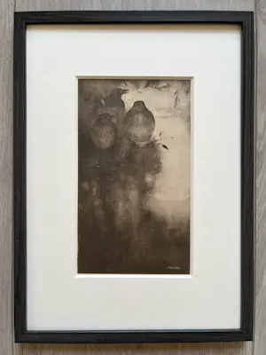 Jan Mankes - Originele Heliogravure Lijsters in Avondschemering 1923 kopen? Bied vanaf 110!