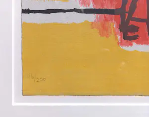 Corneille - Banlieue, litho (netjes ingelijst) kopen? Bied vanaf 275!