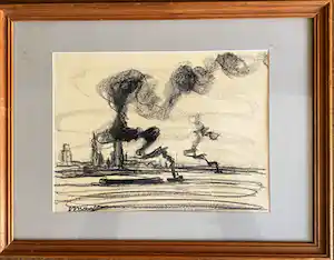 Jos Mous - 1896-1968 Antwerpen langs de schelde verkocht voor € 43!