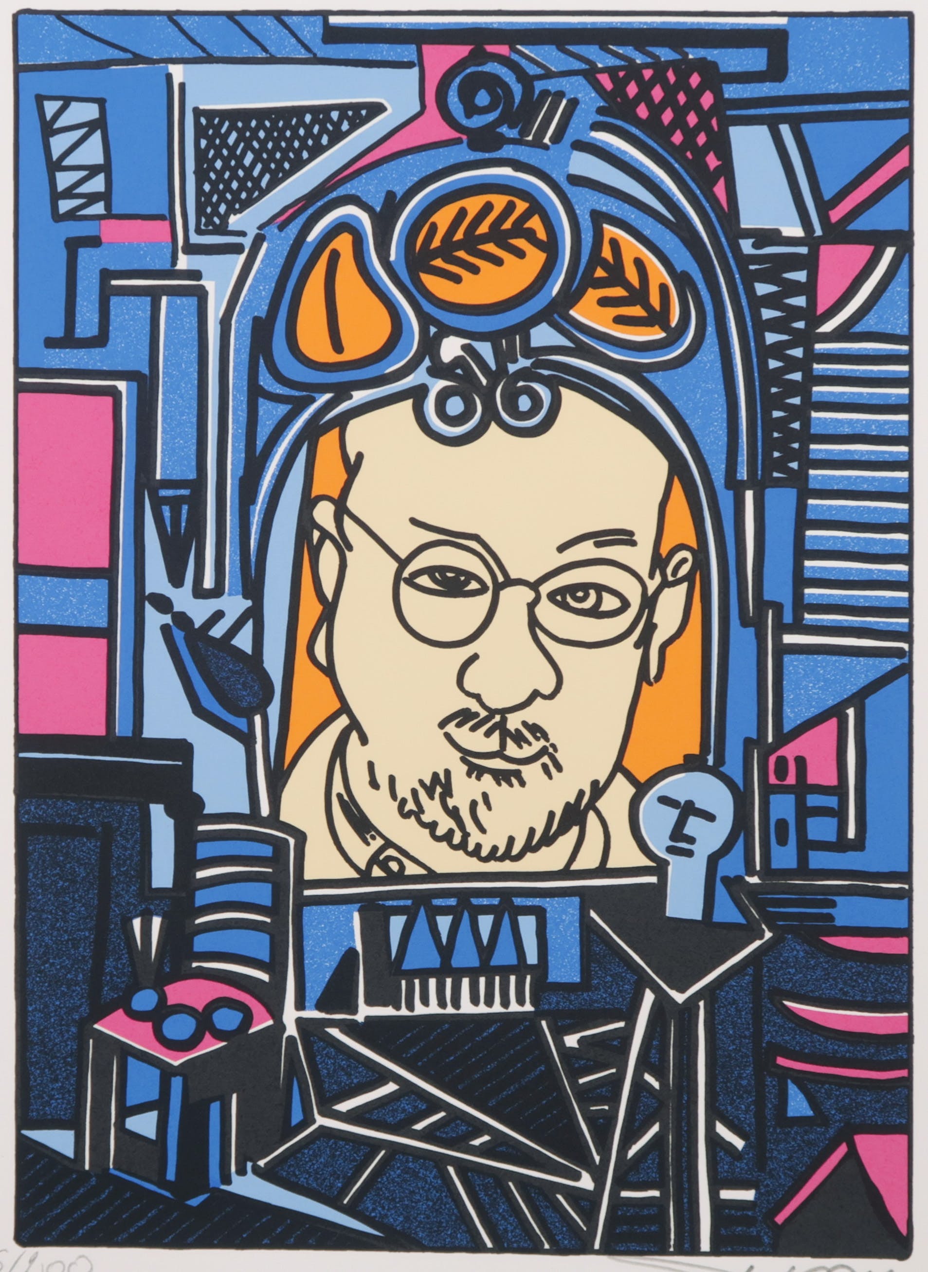 Erro - Zeefdruk, A travers...2 verkocht voor € 50!