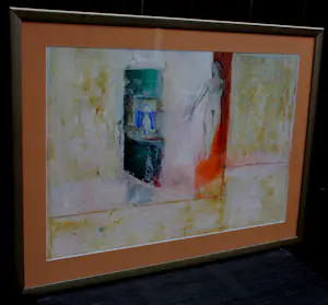 Jasper Krabbé - Ingelijste gouache: Vrouwelijk naakt kopen? Bied vanaf 595!