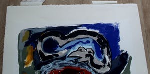 John Lie a Fo - Zeefdruk - 1993 kopen? Bied vanaf 45!