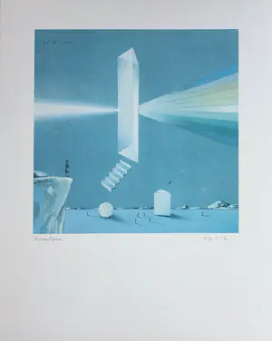 Josse Goffin - Prismatique | druk in beperkte oplage - ingelijst kopen? Bied vanaf 1!