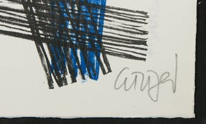 Hansjorg Gisiger - Litho uit de portfolio Documenta Geigy. Das Unbehagen in der Kunst (1965) kopen? Bied vanaf 60!