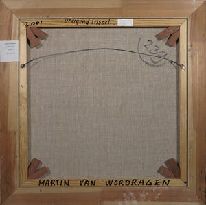 Martin van Wordragen - Olieverf op doek, Dreigend insect - Ingelijst kopen? Bied vanaf 150!