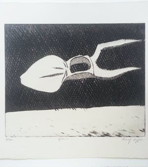 Ralf Egger - "Haue" , Radierung von 1980, handsign. num. kopen? Bied vanaf 75!