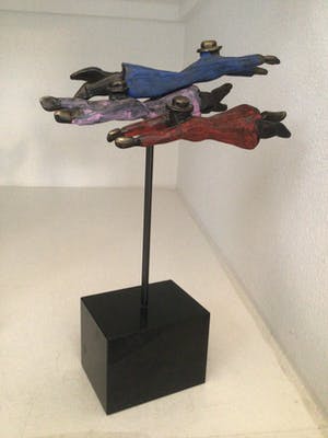 Hans Kuyper - Sculptuur “ VOGELVRIJ “ kopen? Bied vanaf 95!