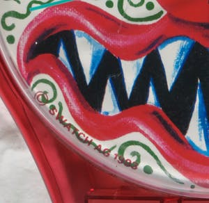 Kenny Scharf - Swatch - MONSTER Time en hand gesigneerd (Groot!) kopen? Bied vanaf 600!